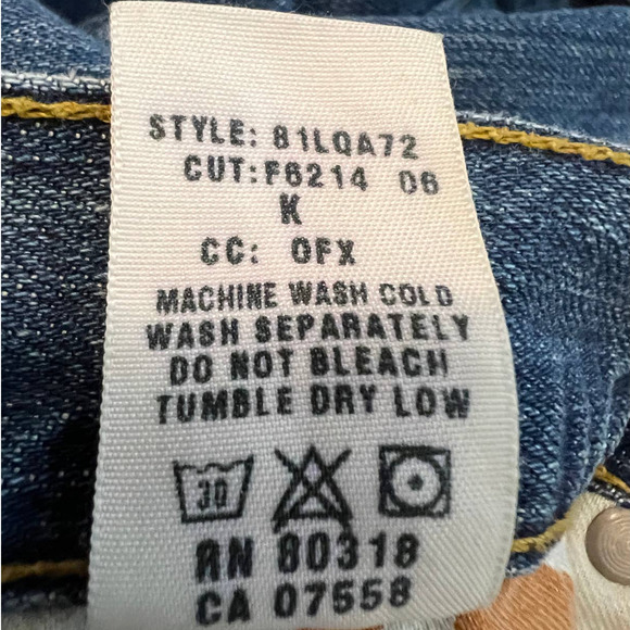 Lucky Brand Women's Jeans Sweet and Low Size 6-28 - Picture 8 of 8